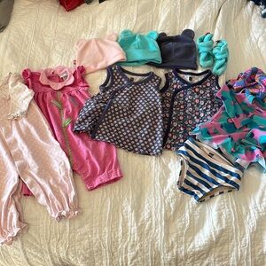 tea collection, Zutano, Le Top kissy kissy bundle! 3-6 months